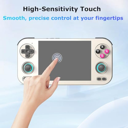 【2Pack】 for Anbernic RG476H Retro Handheld Game Console Screen Protector – 9H Tempered Glass, Anti-Scratch, HD Clarity, Touch Sensitive, Easy Installation, Anti-Fingerprint, Bubble-Free