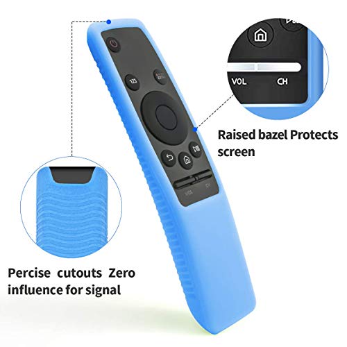 Samsung 3 Pack Silicone Protective Case for Smart TV Remote Control BN59 Series - Anti-Lost Shockproof Glowing Cover Skin Sleeve Protector for 4K Ultra HDTV Remote