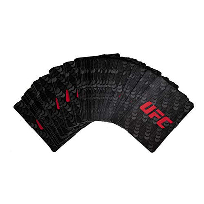 UFC Playing Cards Logo Octagon, Black/White, One Size