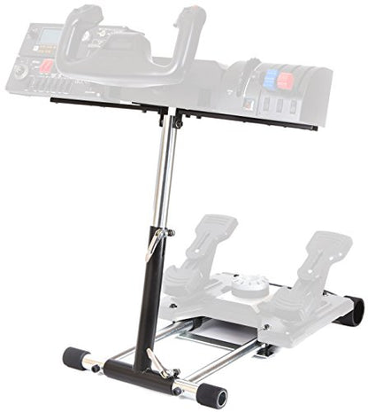 Wheel Stand Pro S Flight Stand Compatible With G Saitek Pro Flight Yoke Support; Deluxe V2; Wheel Stand Only Flight System Not included. Not Compatible w/Honeycomb
