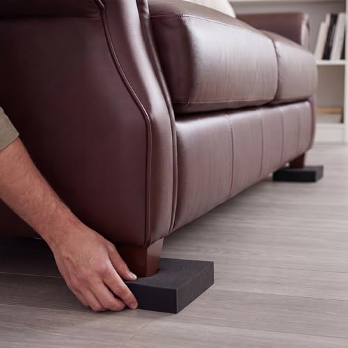 4 Pcs 1.5" Thick Foam Padding Sheet with Adhesive Backing 4 x 4 Inches Self Stick Neoprene Insulation Foam Sheet Black for Furniture Cars Speakers - color: Black, size: 1.5 Inch Thick, 4 x 4 Inches