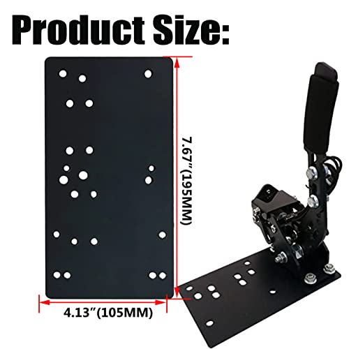 Racing Game USB Handbrake Drift Adapter Board for Logitech G27 G29 Steam Racing Game Simulation Bracket Accessories (Left, Black) - size: Left