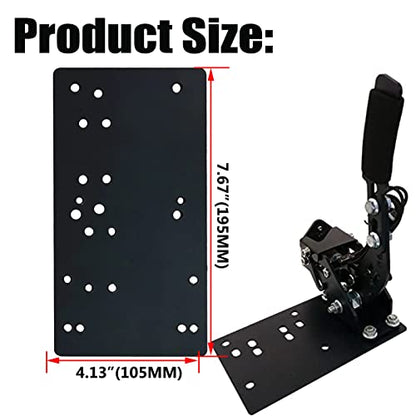 Racing Game USB Handbrake Drift Adapter Board for Logitech G27 G29 Steam Racing Game Simulation Bracket Accessories (Left, Black) - size: Left