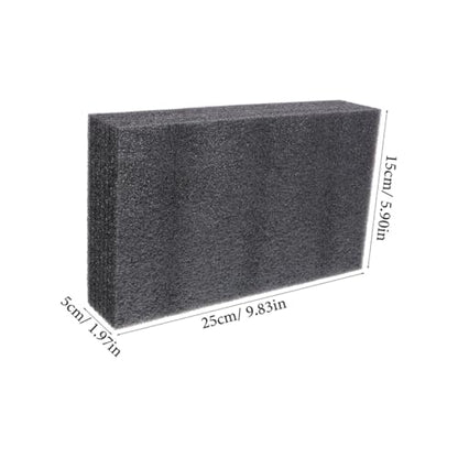 Holibanna 2PCS Black Polyethylene Foam Sheets Thick Foam Padding for Crafts Packaging and Shipping Soft Resilient Epe Inserts for Toolboxes Game Storage and Protective Lining