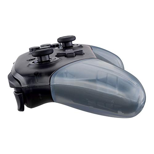 eXtremeRate Glacier Blue Replacement Handle Grips for Nintendo Switch Pro Controller, DIY Hand Grip Shell for Nintendo Switch Pro - Controller NOT Included - color: Clear Glacier Blue