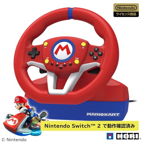 Hori Controller NSW -204 [Mario Cart Racing Wheel for Nintendo Switch]