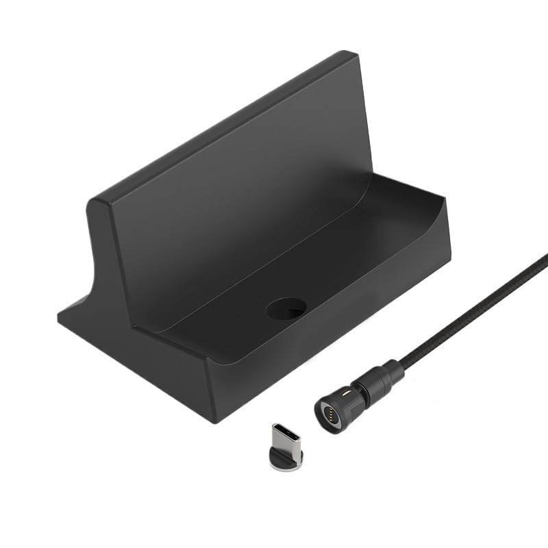 Magnetic Charging Dock Station, Type-C Desktop Charger Base Anti Slip Stand Holder Compatible with R36S Handheld Game Console, Stable Support Fast Charging Gaming Accessory Dock Mount