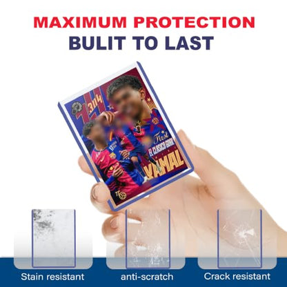 400 Hard Card Sleeves Card Toploaders for Protection for Baseball Football Premium Top Loaders for Cards, Ensuring Safety (400 Hard Sleeves) - size: 400 Hard Sleeves