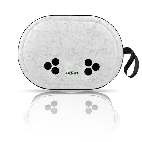 sarlar SY Carrying Case for Meta Quest 3S/Quest 3/Quest 2, Accessories with VR Headset, Original Strap, Controllers, Portable Protection Hard Case with Odor-Free Material for Travel and Home Storage - size: M/For Official Original Fabric Head Strap
