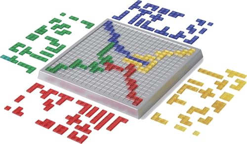 Mattel Games Blokus XL Board Games for Family Night, Brain Games for 2 to 4 Players, Oversized Board and Pieces (Amazon Exclusive) | Classic Strategy Play with "Just One Rule," featuring Oversized Board and Pieces (Amazon Exclusive)