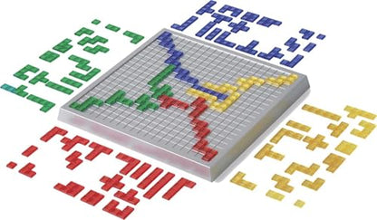 Mattel Games Blokus XL Board Games for Family Night, Brain Games for 2 to 4 Players, Oversized Board and Pieces (Amazon Exclusive) | Classic Strategy Play with "Just One Rule," featuring Oversized Board and Pieces (Amazon Exclusive)