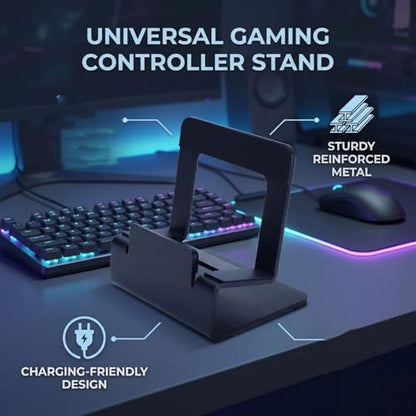 Bewinner Gamepad Holder Stand Reinforced Metal Build ChargingFriendly and Nonslip for Portal Gamepad ROG Ally Ideal for Travel