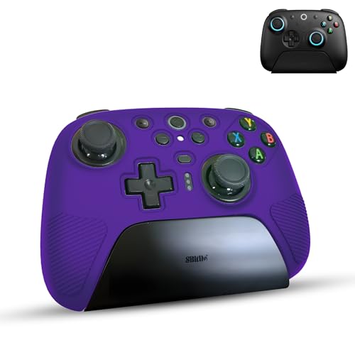 FIOPAZ Silicone Skin Cover for 8Bitdo Ultimate 2, Dust/Sweat-Resistant Protective Case for 8bitdo Ultimate 2 Bluetooth/Wireless Controller Accessories, Purple - color: Purple