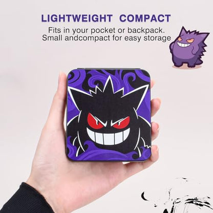 DLseego Cute Game Case for Switch Lite/Switch/Switch OLED, 12 Slots Game Cards Holder and 12 Micro SD Card Slots, Portable Game Card Storage Cartridge Box - color: Black
