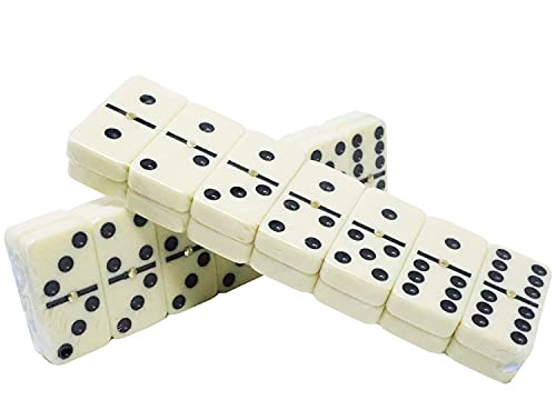 Dominoes Double 6 Tiles. 28 Pieces Dominoes for Adults