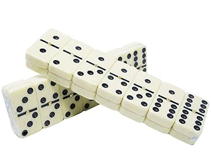Dominoes Double 6 Tiles. 28 Pieces Dominoes for Adults
