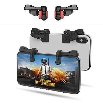 【1 Pair】 Z108 Mobile Gaming Controller Compatible with PUBG Mobile/Fortnitee Mobile/Call of Duty Mobile, Sensitive Shoot and Aim Trigger L1R1 Compatible with Android & iPhone - color: 1 Pair
