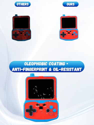 [2 Pack] Compatible with SNONBROS QS8 Handheld Game Console 3.5“ Screen Protector, 9H Anti-Glare Tempered Glass, Shockproof Scratch-Resistant