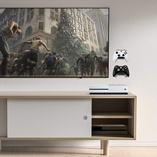 BRAINWAVZ Game Controller Holder Wall Mount Stand (4 Pack) For XBOX, PS5, SERIES X, ONE, PS4, PS3, SWITCH, NINTENDO, PC & MORE, Fits Latest & Retro Gamepads, Stick On, Easy To Install, UGC1 - color: 4 Pack