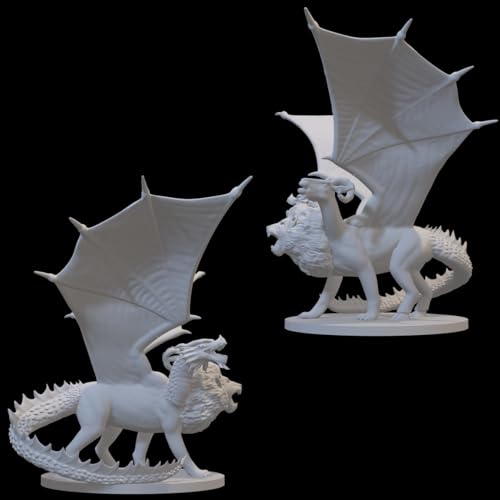 Monstrosity Miniatures for DND Pathfinder RPG Unpainted Resin 28mm-32mm 3D Printed (Chimera)