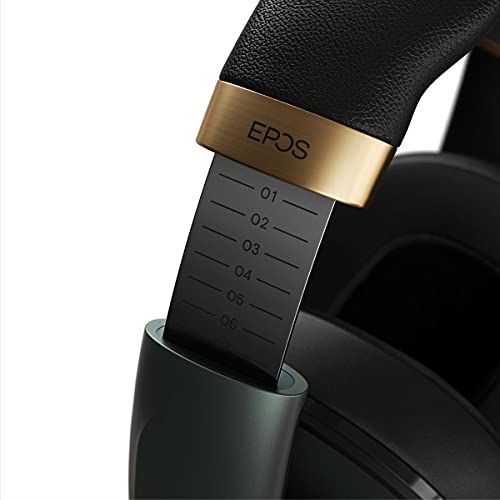 EPOS H6Pro - Closed Acoustic Gaming Headset with Mic - Over-Ear - Lift-to-Mute - Xbox/PS4/PS5/PC Headset - Gaming Accessories (Green) - color: Green, size: One-size