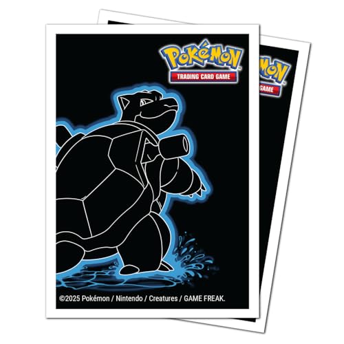 Apex Deck Protectors - Pokémon Neon Kanto - Blastoise (105ct) (PREORDER)