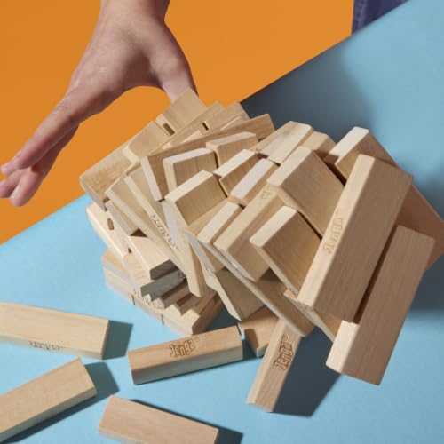 Official Hasbro Games Jenga Game | Digital Die for 6 More Ways to Play | Original Wood Block Game | Stacking Tower | Ages 6+ | 1+ Players | Party Games