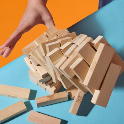 Official Hasbro Games Jenga Game | Digital Die for 6 More Ways to Play | Original Wood Block Game | Stacking Tower | Ages 6+ | 1+ Players | Party Games