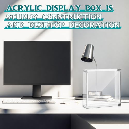 Cinnvoice Collector Booster Boxes, Compatible with MTG Collector Booster Boxes Acrylic Magnetic Case Protective Stackable for Collectors (2 Pcs,5.67 x 1.54 x 5.24 Inch)