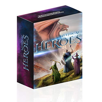 Mythical Heroes Mini Figure Set for RPGs - 93 Pcs in 16 Designs - Heroes and Monsters - Suitable Size for DND