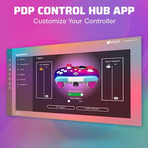 PDP Rematch Enhanced Wired Gaming Controller for Xbox Series X|S & Xbox One | Licensed for Xbox & PC, 2 Mappable Back Buttons, Adjustable Triggers, Audio Controls, Companion App, Gamepad, Australian Opal - color: Australian Opal, style: Controller
