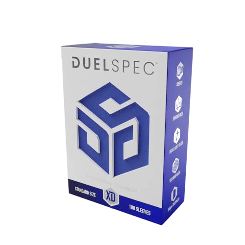 XD – Cobalt Blue – Premium TCG Card Sleeves 100 Pack Standard Size 66x91mm Matte Deck Protectors, Clear Front & Opaque Back, Tournament Grade Trading Card Sleeves for Standard Trading Cards - color: Cobalt Blue