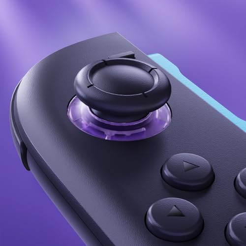 eXtremeRate Replacement 3D Joystick for Nintendo Switch 2 JoyCon, Controller Left Right Analog Stick Thumbsticks with Repair Tools for JoyCon 2, Multi-Colors Options - Clear Atomic Purple - color: Clear Atomic Purple