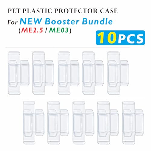 Plastic Protector Case for NEW Booster Bundle (Single Bundle ME2.5/ME03) 0.5MM Clear Folding Display Box (10 PCS)