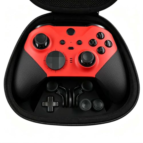 DIY Customized Model 1797 Elite Series 2 Controller-Vest Red Custom Color | DIY Compatible with Xbox Elite Series 2, Xbox Series X/S, Includes Accessory Bag - color: Vest Red
