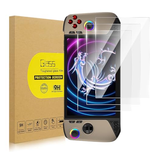 Lokyoo 3-Pack Screen Protector for MSI Claw 8 AI+ Handheld Game Console | Transparent HD Clear, Anti-Scratch, High Touch Sensitivity, for MSI Claw 8 AI+
