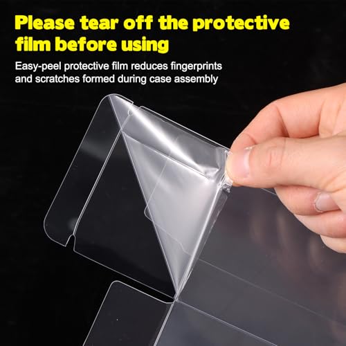 Rainmae 12PCS Protector Case for Booster Bundle/Build & Battle Plastic Display Box (NOT Fit for NEW Booster Bundle) Container Compatible with Booster Bundle 151 Collectors Cards Protector