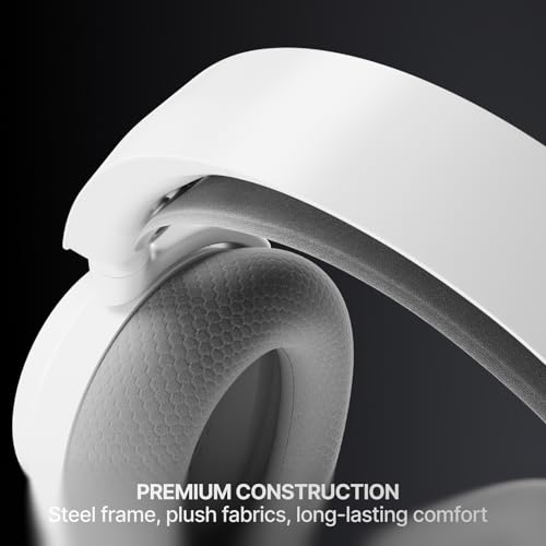 SteelSeries Arctis Nova 7X Wireless Gen 2 Gaming Headset - Real-Time App Control, 50+ HR Play, Neodymium Drivers, Mix 2.4GHz/Bluetooth, Xbox, PC, PS5/PS4, Switch 1/2, Mobile - White - color: White, style: Xbox | PC