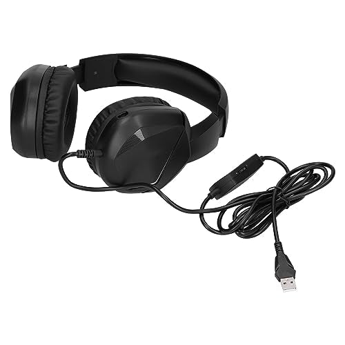 Wired Stereo Gaming Headset with Detachable Microphone for PCs Laptops and Game Consoles Comfortable Design (Without 3.5mm Plug) - size: Without 3.5mm plug