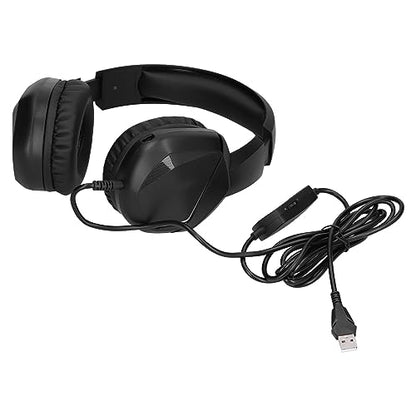 Wired Stereo Gaming Headset with Detachable Microphone for PCs Laptops and Game Consoles Comfortable Design (Without 3.5mm Plug) - size: Without 3.5mm plug