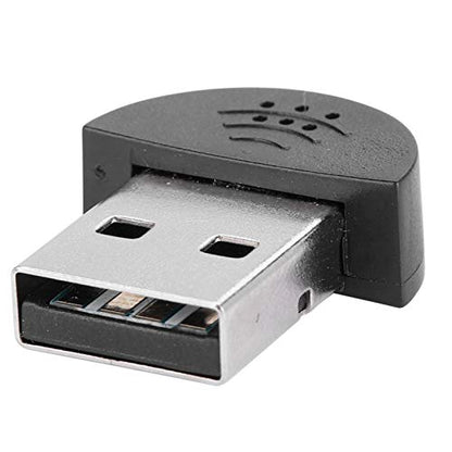 Mini Omnidirectional USB Computer Microphone,2 Meters Range,Plug and Play for Laptop PC, Podcasting, Gaming,Conference, Livestream, Desktop Mic(black)