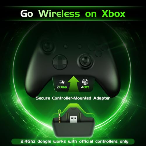 Gvyugke Wireless Gaming Headset for Xbox Series X/S, Xbox One, PS5, PC, Bluetooth 6.0 Gaming Headphones with Flip-to-Mute Noise-Canceling Mic, 70-Hour Playtime, Foldable, 3D Surround Sound - Black - color: Black
