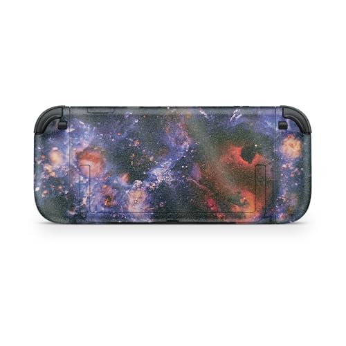 Glossy Glitter Gaming Skin Compatible with Nintendo Switch 2 Console Only - Andromeda - Premium 3M Vinyl Protective Wrap Decal Cover - Easy to Apply | Crafted in The USA by MightySkins - color: Andromeda, size: Switch 2 Console Skin Only, style: Glossy Gl