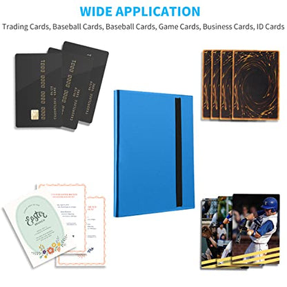 Card Binder, Upgraded 9 Pockets Trading Card Collection Binder for Cards, 360 Card Book Holder Album for Yugioh, MTG, TCG, Magic, Sports Cards - Blue - color: Blue