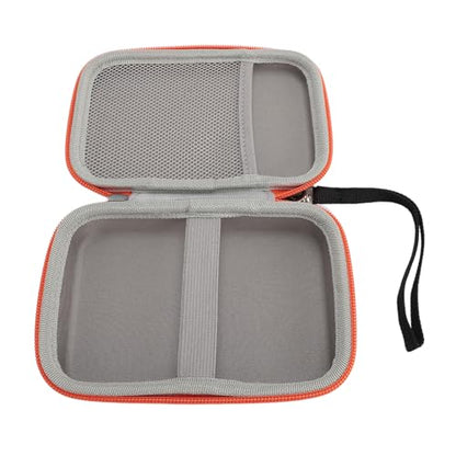 Handheld Game Console Case, Shockproof EVA Travel Storage Bag with Mesh Pocket for R36S R40S PRO RG35XXSP RG353V RG35XX, Portable Gaming Player Case for Outdoor Camping Hiking
