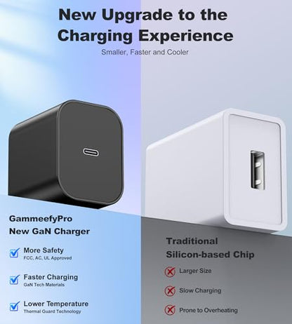 Switch 2 Charger - 60W GaN AC Power Adapter for Nintendo Switch/OLED/Lite & Steam Deck/OLED, USB-C Cable, Original Quality, Supports 4K TV Mode, PD3.0 Fast Charger for PS4 Adapter, Galaxy - size: 5FT/1.5M
