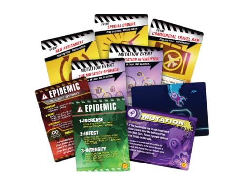 Asmodee Pandemic on the Brink Board Game EXPANSION - Face New Challenges and Save Humanity, Cooperative Strategy Game for Kids and Adults, Ages 8+, 2-5 Players, 45 Minute Playtime