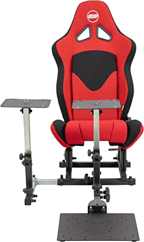 SimFab Modular Flight Simulator Cockpit For General, Civil and Commercial Aviation, MSFS Edition, Compatible With Logitech, Honeycomb, Turtle Beach, CH Products (Black) - color: black
