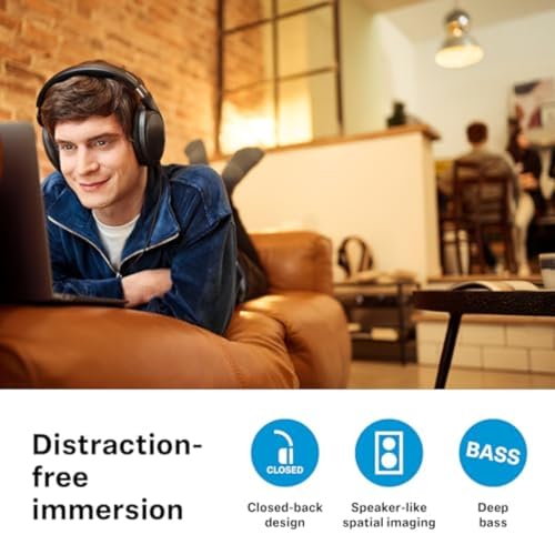 Sennheiser HD 620S Closed-Back Over-Ear Headphones, Comfortable Design - style: HD 620S