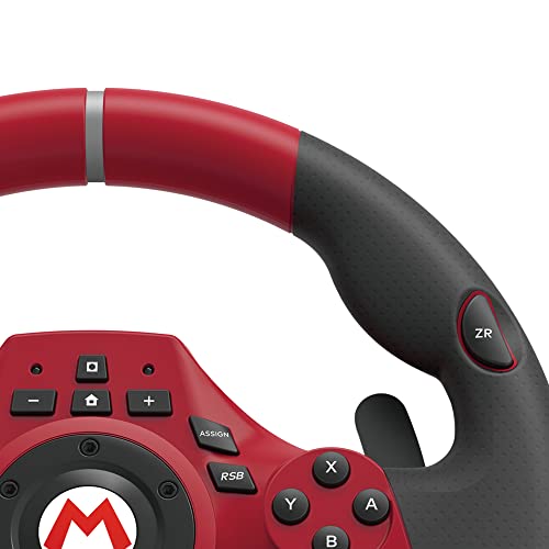 Nintendo Switch Mario Kart Racing Wheel Pro Deluxe By HORI,USB - Officially Licensed By Nintendo - style: Switch - Mario Kart Pro Deluxe